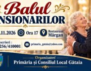 Seară de dans și voie bună la Gătaia: Pensionarii sunt invitați la bal