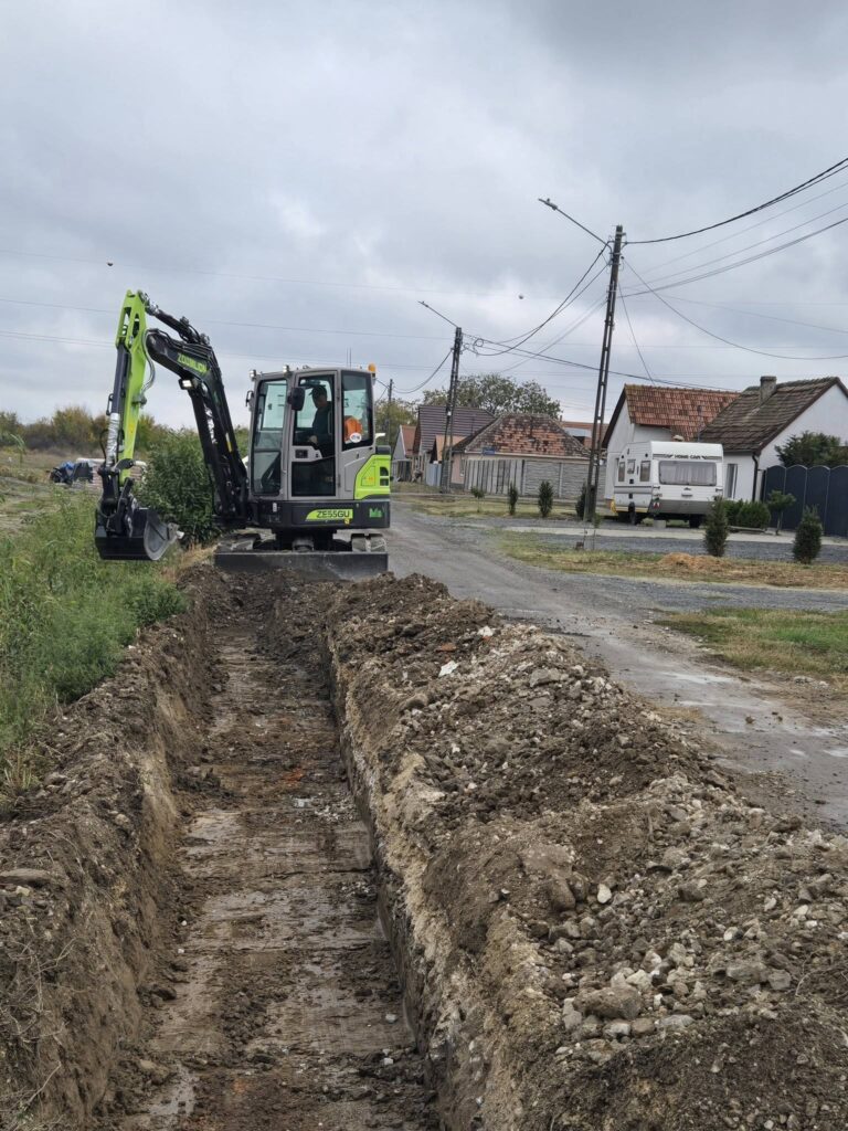 Gătaia își schimbă fața: Au început lucrările de modernizare a 12 străzi din oraș