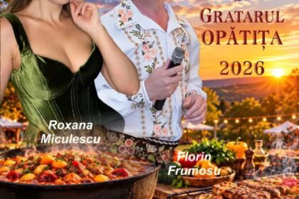 Miros de ceaun și grătar la Opătița: Sâmbătă, 17 octombrie, satul devine gazda unei sărbători a gustului, cu Roxana Miculescu și Florin Frumosu